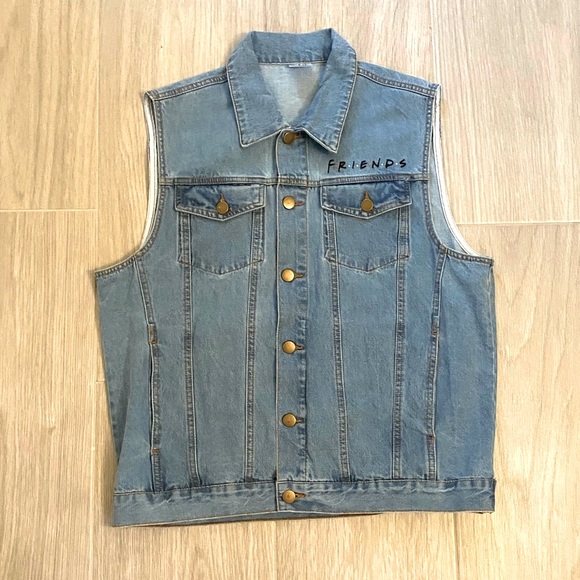FRIENDS Denim Lobster Vest - Picture 3 of 9
